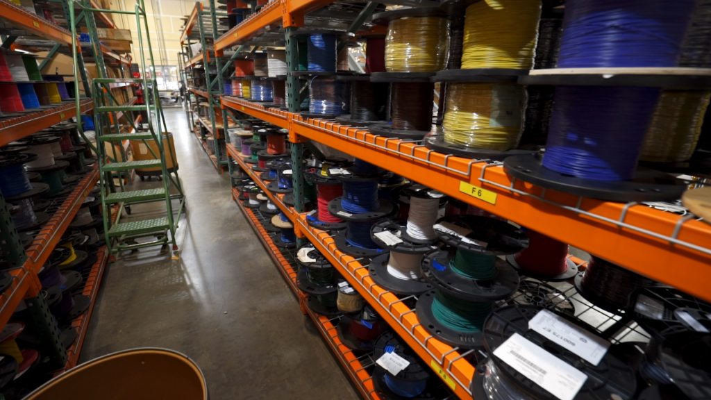 large wire inventory